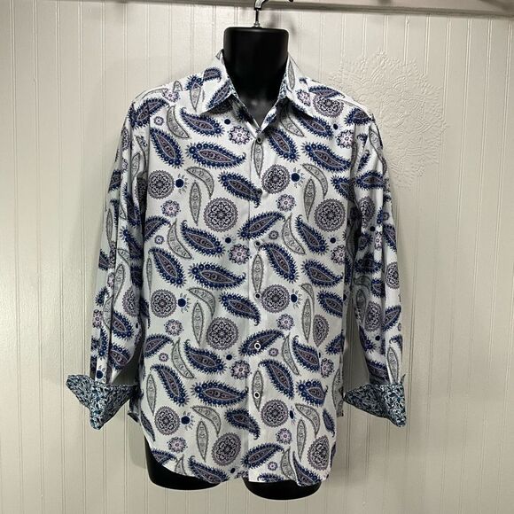 ROBERT GRAHAM Paisley Dress Shirt - Picture 1 of 6